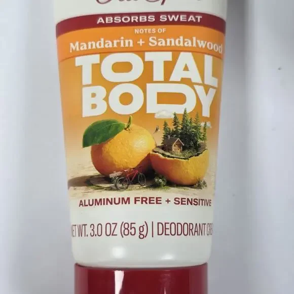Pack of 2 Old Spice Total Body Mandarin + Sandalwood Cream Deodorant 3oz EACH - Picture 5 of 8
